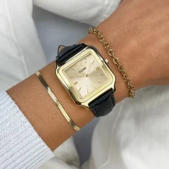 Montre Femme CLUSE GRACIEUSE Cuir Noir