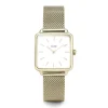 Montre Femme CLUSE LA TETRAGONE MESH Acier doré