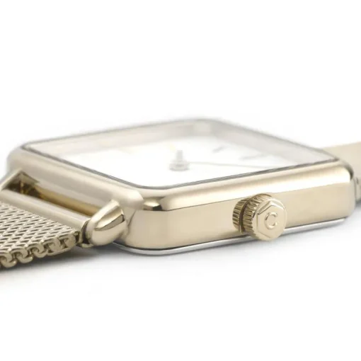 Montre Femme CLUSE LA TETRAGONE MESH Acier doré