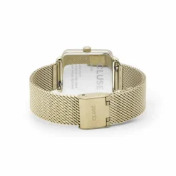 Montre Femme CLUSE LA TETRAGONE MESH Acier doré