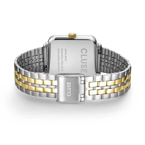 Montre Femme Cluse Tétragone acier bicolore CW13803