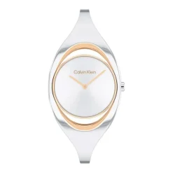 montre femme Elated Calvin Klein acier blanc et rose 25200424