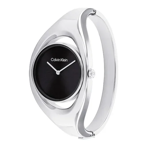 montre femme Elated Calvin Klein acier blanc 25200423