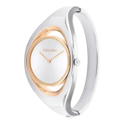montre femme Elated Calvin Klein acier blanc et rose 25200424