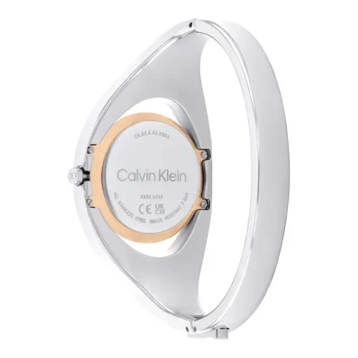 montre femme Elated Calvin Klein acier blanc et rose 25200424