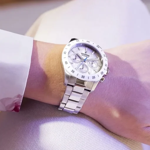 Montre Femme FESTINA Ceramic Acier Argenté F20693/1