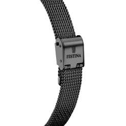 montre femme festina MADEMOISELLE acier doré noir
