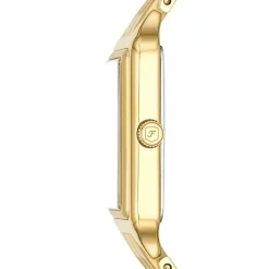 Montre Femme Fossil Raquel à trois aiguilles avec date, en acier inoxydable, doré ES5220
