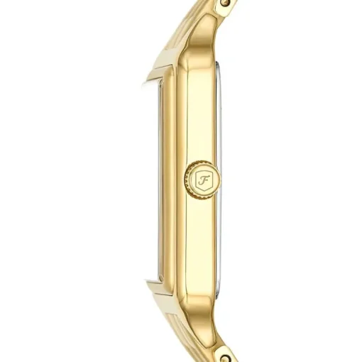 Montre Femme Fossil Raquel à trois aiguilles avec date, en acier inoxydable, doré ES5220
