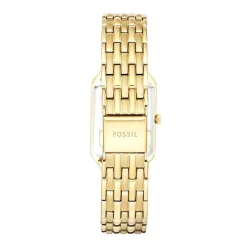 Montre Femme Fossil Raquel à trois aiguilles avec date, en acier inoxydable, doré ES5220