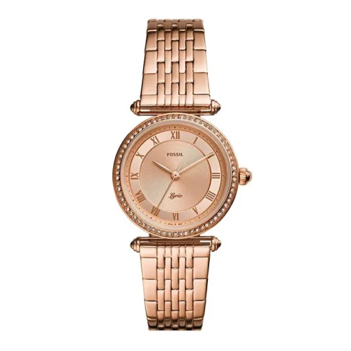 Montre Femme FOSSIL Acier Doré Rose