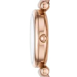 montre femme FOSSIL Carlie Mini cuir rose poudré