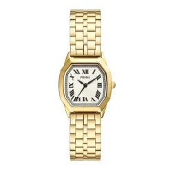 Montre Femme Fossil Harlow à trois aiguilles, en acier inoxydable doré ES5361