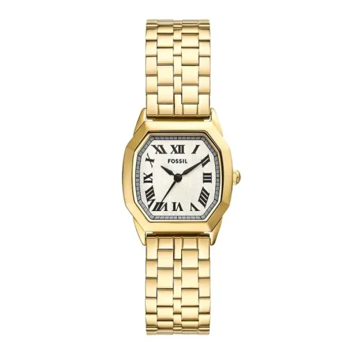 Montre Femme Fossil Harlow à trois aiguilles, en acier inoxydable doré ES5361
