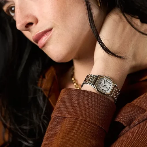 Montre Femme Fossil Harlow à trois aiguilles, en acier inoxydable, bicolore ES5362