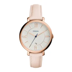 Montre femme FOSSIL JACQUELINE Cuir Rose