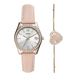 Montre Femme FOSSIL MINI SCARLETTE Cuir Rose