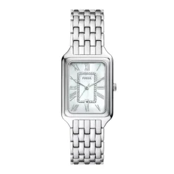 Montre Femme Fossil Raquel à trois aiguilles avec date, en acier inoxydable ES5306