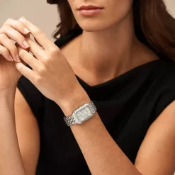 Montre Femme Fossil Raquel à trois aiguilles avec date, en acier inoxydable ES5306