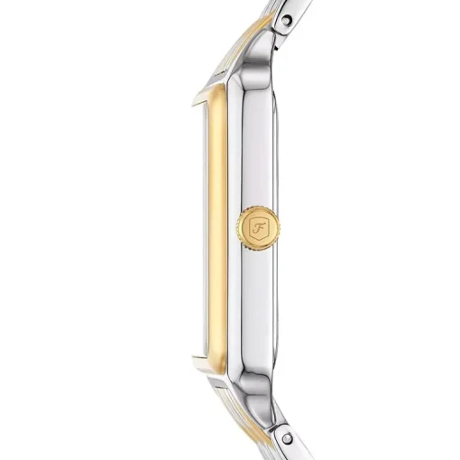Montre Femme Fossil Raquel à trois aiguilles avec date, en acier inoxydable, bicolore ES5305