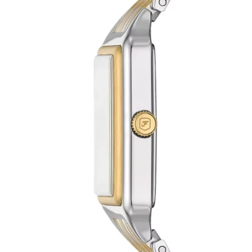Montre Femme Fossil Raquel à trois aiguilles avec date, en acier inoxydable bicolore ES5368