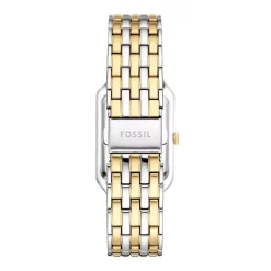 Montre Femme Fossil Raquel à trois aiguilles avec date, en acier inoxydable, bicolore ES5305