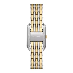 Montre Femme Fossil Raquel à trois aiguilles avec date, en acier inoxydable bicolore ES5368