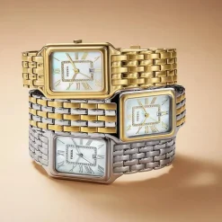 Montre Femme Fossil Raquel à trois aiguilles avec date, en acier inoxydable ES5306