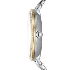 Montre Femme FOSSIL SOLAIRE JACQUELINE Acier Argenté et Doré