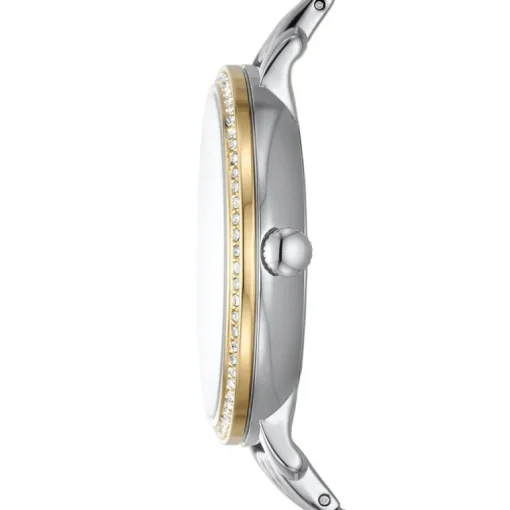 Montre Femme FOSSIL SOLAIRE JACQUELINE Acier Argenté et Doré