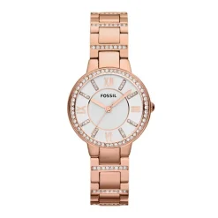 Montre femme FOSSIL VIRGINIA Acier Doré Rose