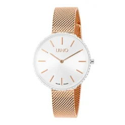 Montre Femme Glamour LIU JO Acier Doré Rose