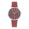 Montre Femme GO Cuir Rouge