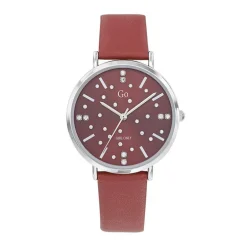 Montre Femme GO Cuir Rouge