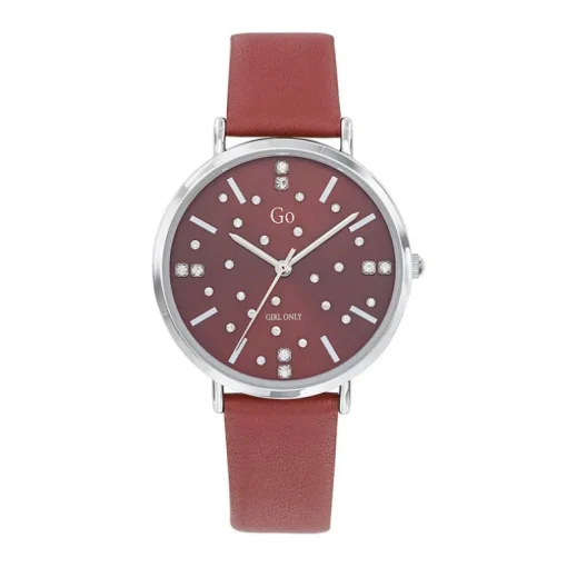 Montre Femme GO Cuir Rouge