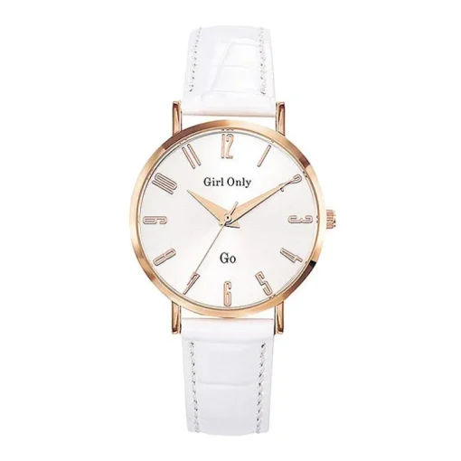 Montre Femme GO GIRL ONLY Cuir Blanc