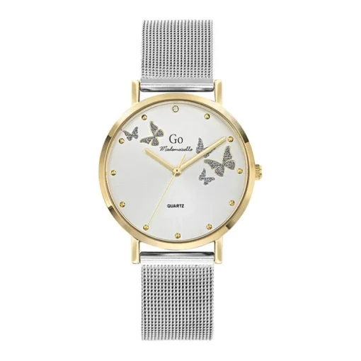 Montre Femme GO GIRL ONLY PAPILLONS Acier Argenté