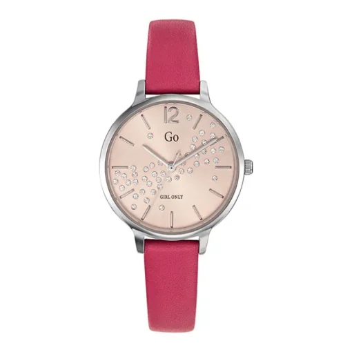Montre Femme GO GIRL ONLY Cuir Rose Foncé