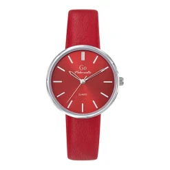 Montre Femme GO MADEMOISELLE Cuir Rouge Synthétique