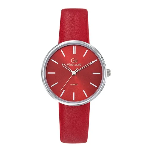 Montre Femme GO MADEMOISELLE Cuir Rouge Synthétique