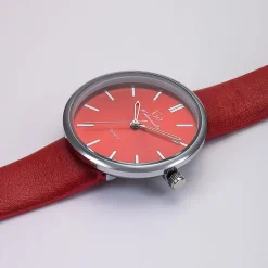 Montre Femme GO MADEMOISELLE Cuir Rouge Synthétique