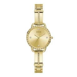 Montre Femme GUESS Acier Doré et Cristaux