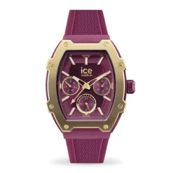 Montre Femme ICE WATCH BOLIDAY GOLD BURGUNDY Silicone Rose