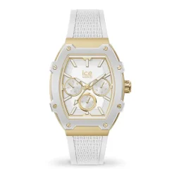 Montre Femme ICE WATCH BOLIDAY WHITE GOLD​​​​​​​ Silicone Blanc