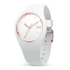 Montre Femme ICE WATCH ICE GLAM Silicone Blanc - M