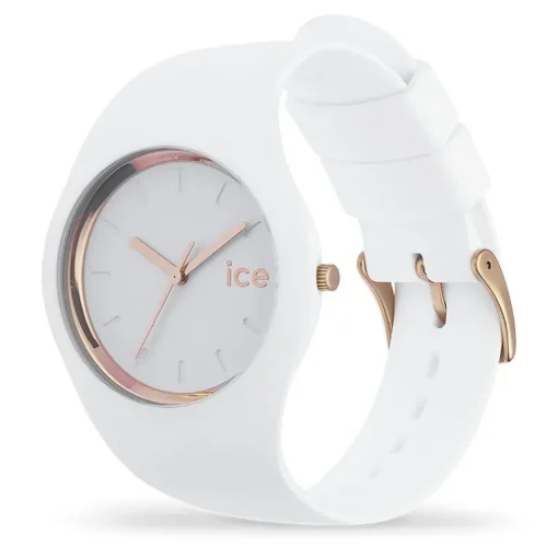 Montre Femme ICE WATCH ICE GLAM Silicone Blanc - M