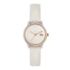 Montre Femme Lacoste 12.12 SWIFT Cuir Blanc 2001437