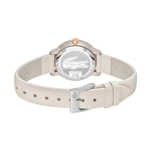 Montre Femme Lacoste 12.12 SWIFT Cuir Blanc 2001437