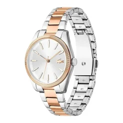 Montre Femme LACOSTE CAPUCINE Acier Inoxydable Argenté et Doré Rose