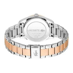 Montre Femme LACOSTE CAPUCINE Acier Inoxydable Argenté et Doré Rose
